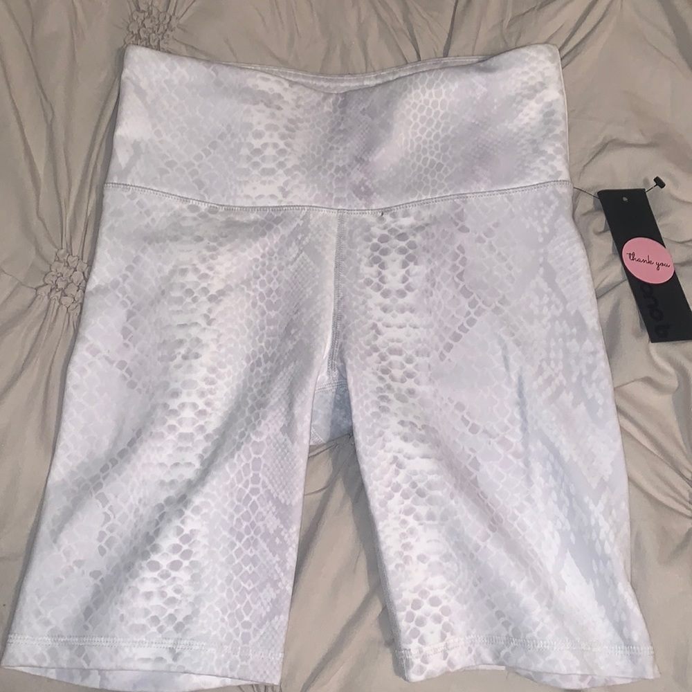 Mono B snake print biker shorts